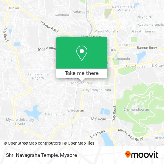 Shri Navagraha Temple map