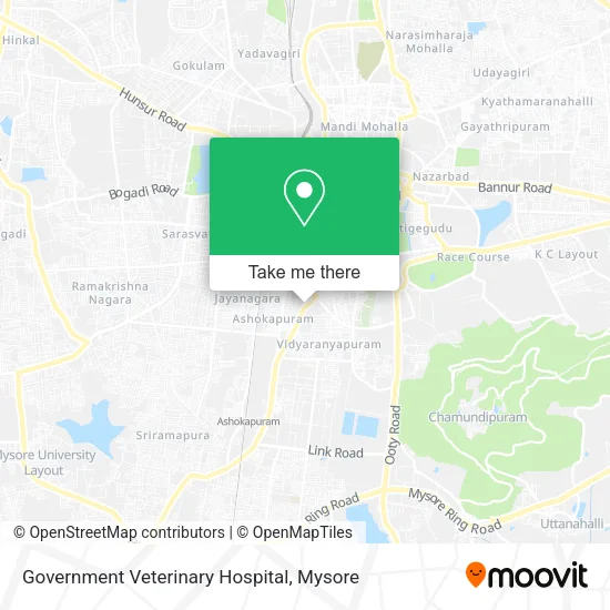 Government Veterinary Hospital map