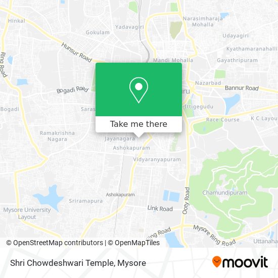 Shri Chowdeshwari Temple map