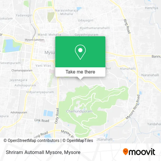 Shriram Automall Mysore map