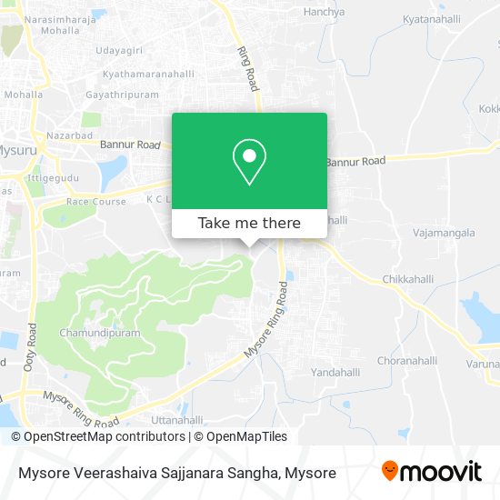 Mysore Veerashaiva Sajjanara Sangha map