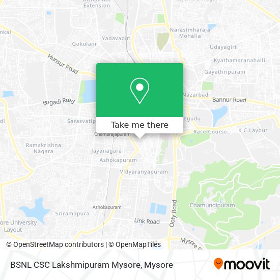 BSNL CSC Lakshmipuram Mysore map