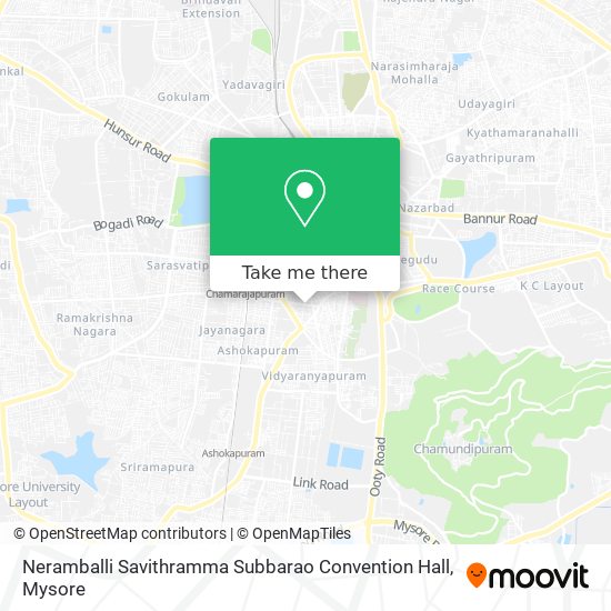 Neramballi Savithramma Subbarao Convention Hall map