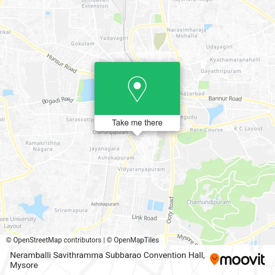 Neramballi Savithramma Subbarao Convention Hall map