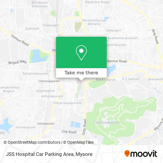JSS Hospital Car Parking Area map