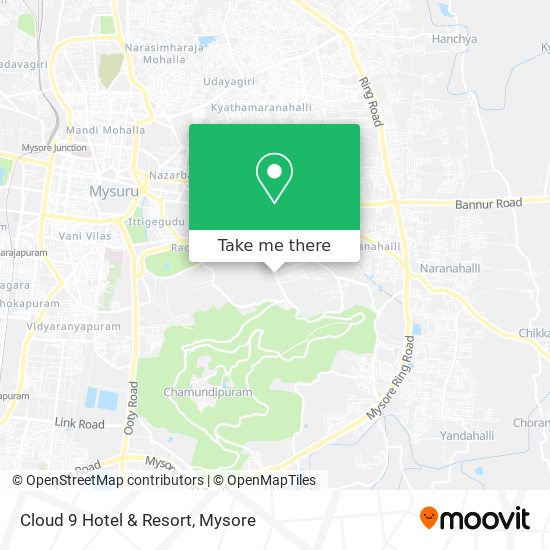 Cloud 9 Hotel & Resort map