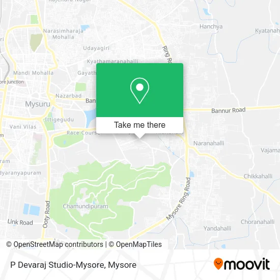 P Devaraj Studio-Mysore map
