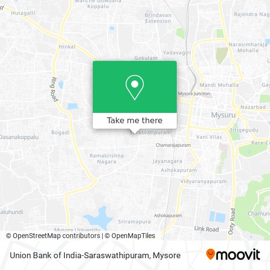Union Bank of India-Saraswathipuram map