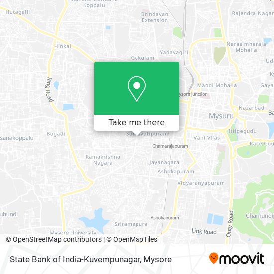 State Bank of India-Kuvempunagar map