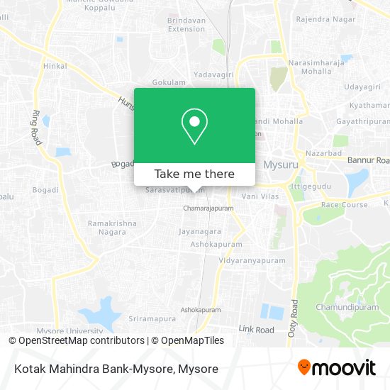 Kotak Mahindra Bank-Mysore map