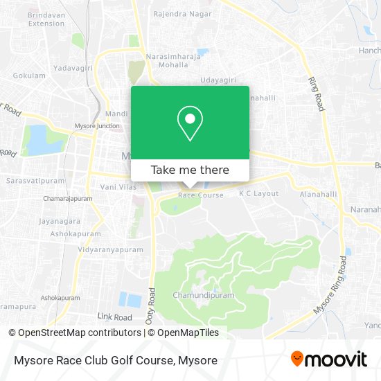 Mysore Race Club Golf Course map