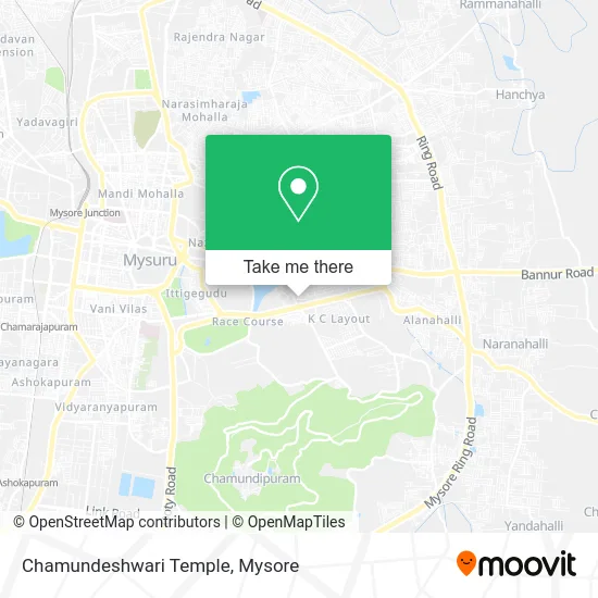 Chamundeshwari Temple map