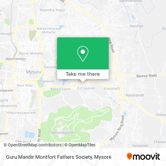 Guru Mandir Montfort Fathers Society map