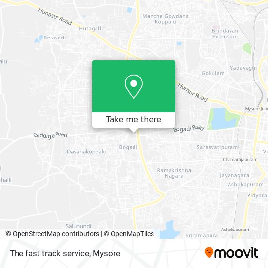 The fast track service map