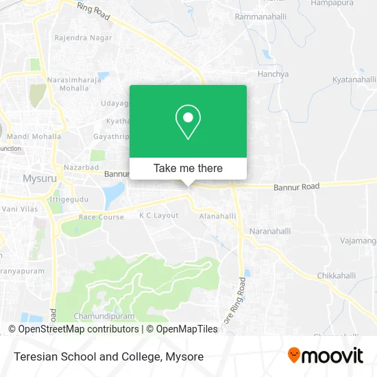 Teresian School and College map