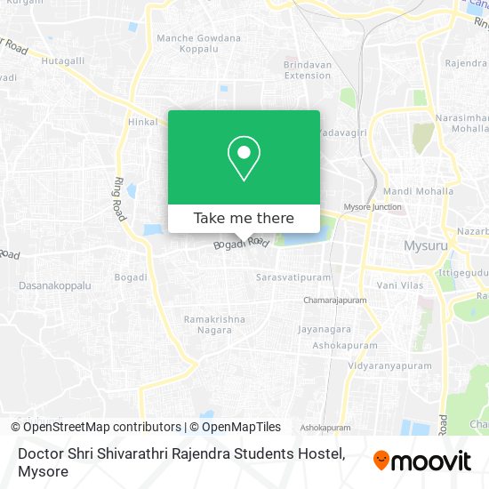 Doctor Shri Shivarathri Rajendra Students Hostel map