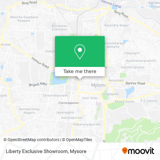 Liberty Exclusive Showroom map