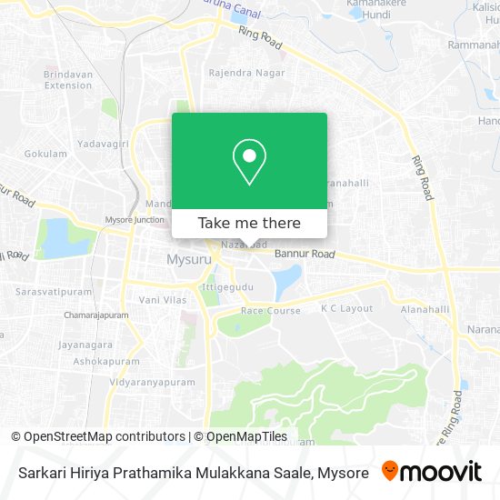 Sarkari Hiriya Prathamika Mulakkana Saale map