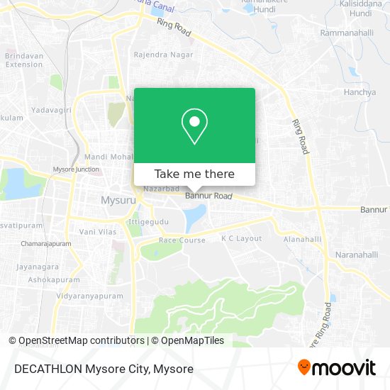 DECATHLON Mysore City map