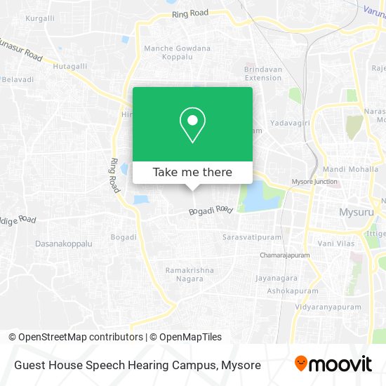 Guest House Speech Hearing Campus map
