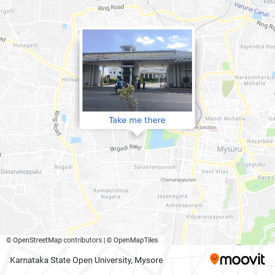 Karnataka State Open University map