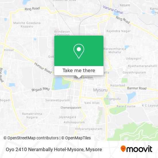 Oyo 2410 Nerambally Hotel-Mysore map