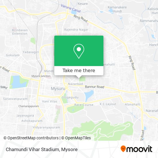 Chamundi Vihar Stadium map
