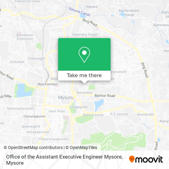 Office of the Assistant Executive Engineer Mysore map