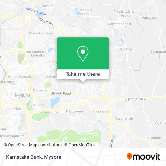 Karnataka Bank map