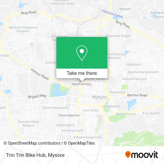 Trin Trin Bike Hub map