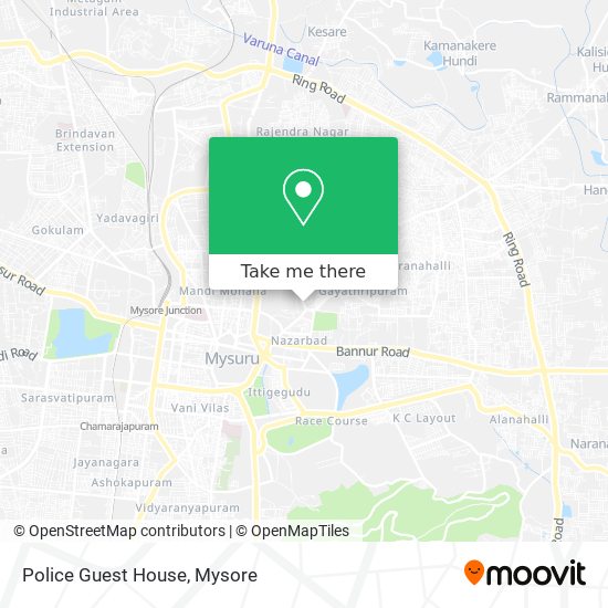 Police Guest House map