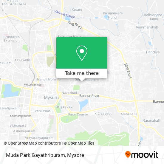 Muda Park Gayathripuram map