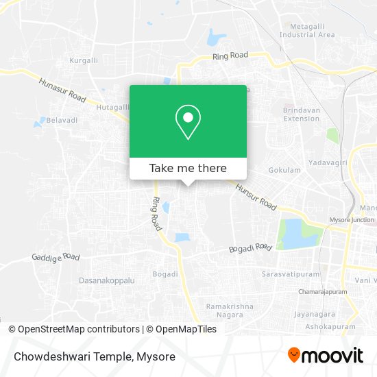 Chowdeshwari Temple map