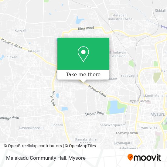 Malakadu Community Hall map