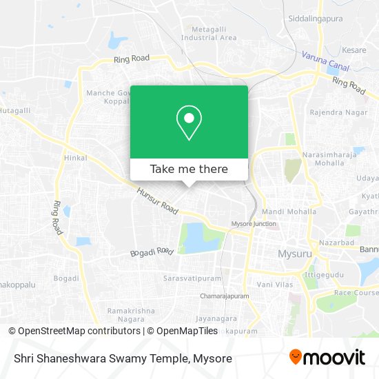 Shri Shaneshwara Swamy Temple map