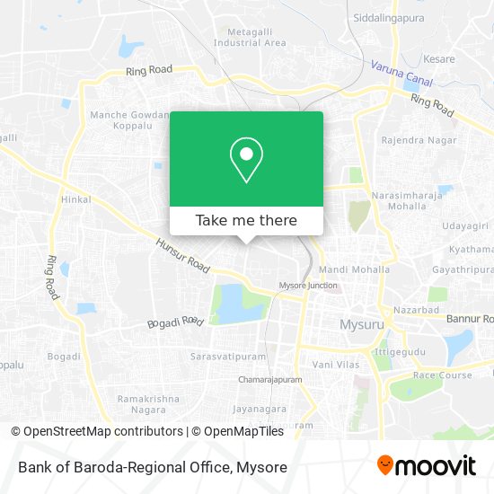 Bank of Baroda-Regional Office map