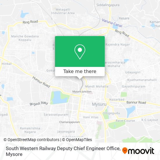 South Western Railway Deputy Chief Engineer Office map
