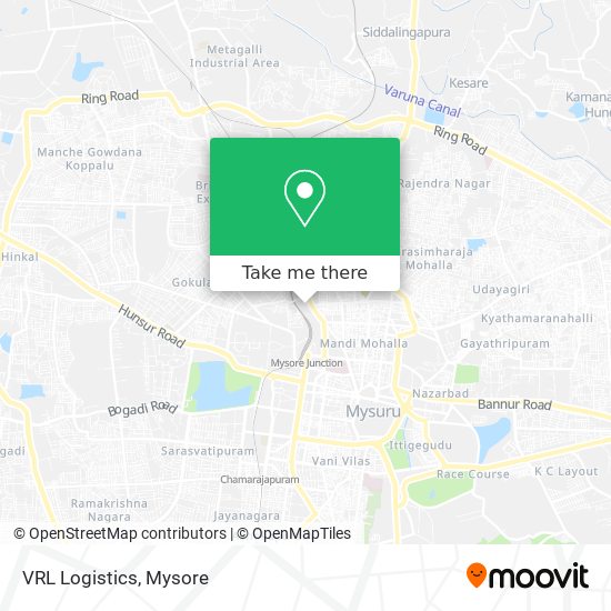 VRL Logistics map