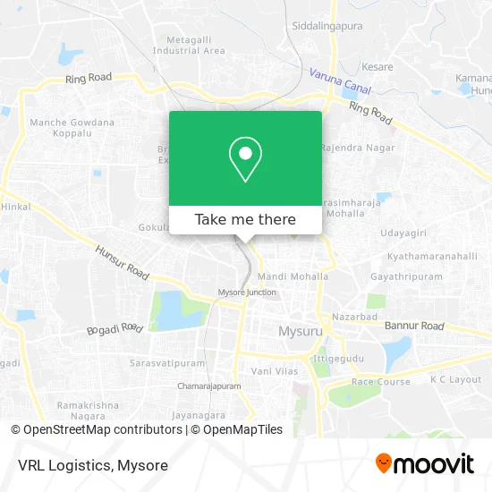 VRL Logistics map
