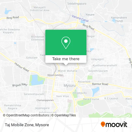 Taj Mobile Zone map