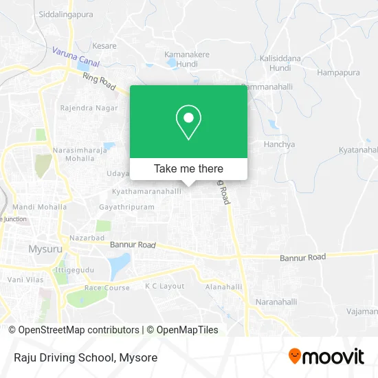 Raju Driving School map