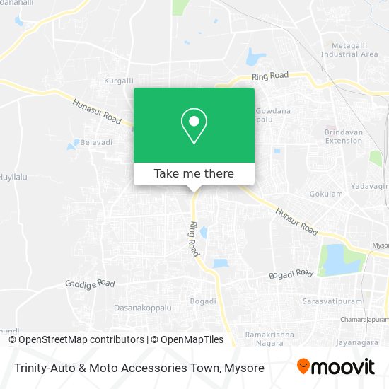Trinity-Auto & Moto Accessories Town map