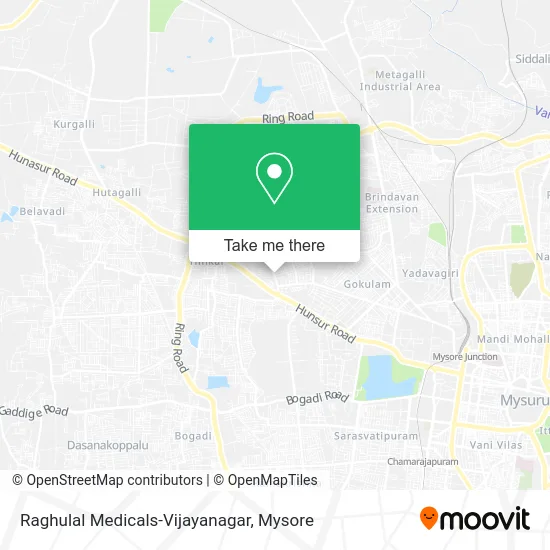 Raghulal Medicals-Vijayanagar map