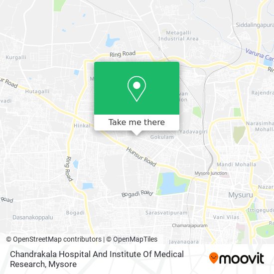 Chandrakala Hospital And Institute Of Medical Research map