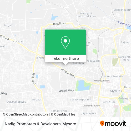 Nadig Promoters & Developers map