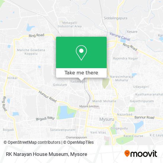 RK Narayan House Museum map