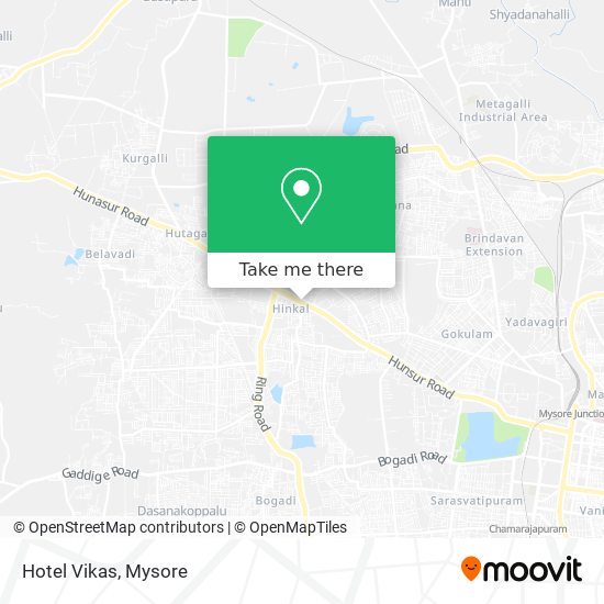 Hotel Vikas map