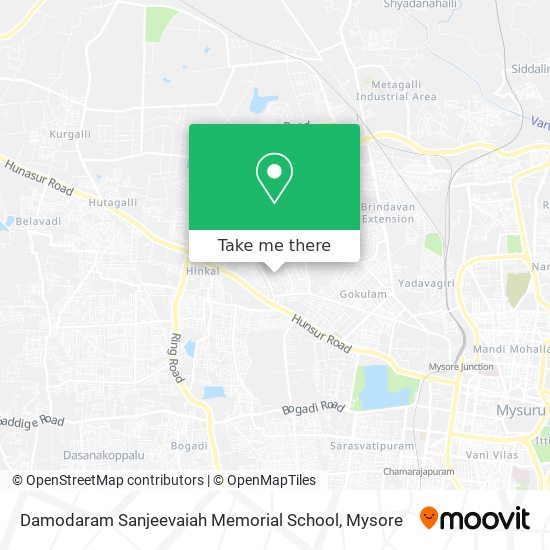 Damodaram Sanjeevaiah Memorial School map