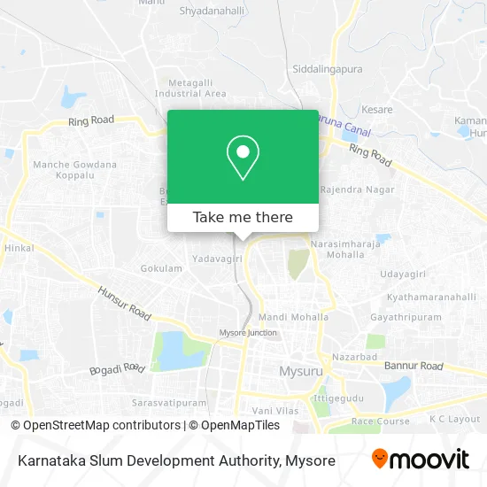 Karnataka Slum Development Authority map