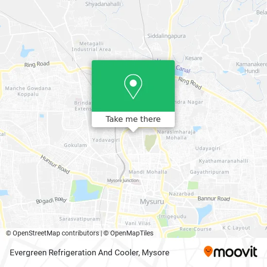 Evergreen Refrigeration And Cooler map